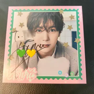 NCTWISH 리오 wishful 사인회 직필 사인 엽서