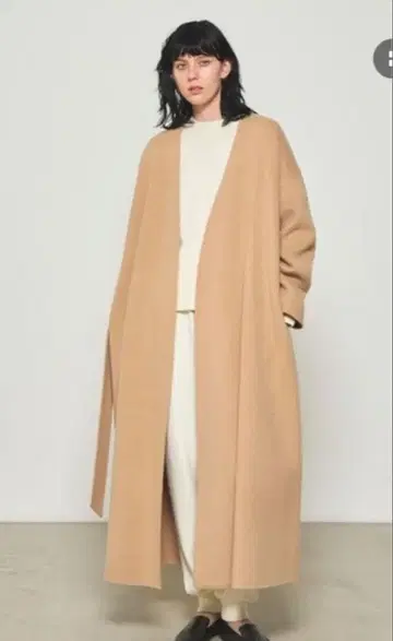 노크 울 리버 노카라 코트