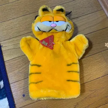 초레어 80s 가필드 퍼펫 인형 봉제 인형