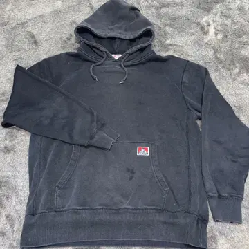 BEN DAVIS 풀오버 후드티 블랙 L 프론트 포켓