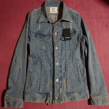 문에이지 데빌먼트 데미지 가공 데님 자켓