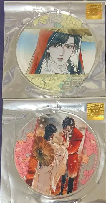 코믹스 [천관사복] 3권 발매 기념 그라테 아크릴 코스터 2장 세트