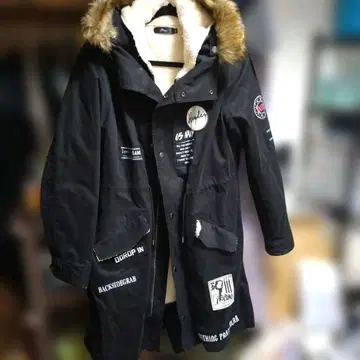 Rings 코트 US NAVY풍 자켓 모즈 코트 보아 라이너 포함