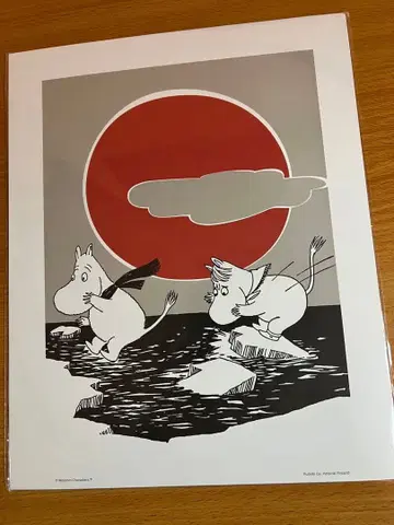 무민 공식 아트 프린트 (두꺼운 종이 타입)