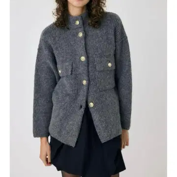 [ 미사용 새상품 ] 마우지 믹스얀 오버 니트 가디건