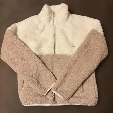 르꼬끄골프 플리스 자켓 아이보리 베이지 S