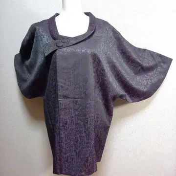 이집트 패턴 기모노 코트