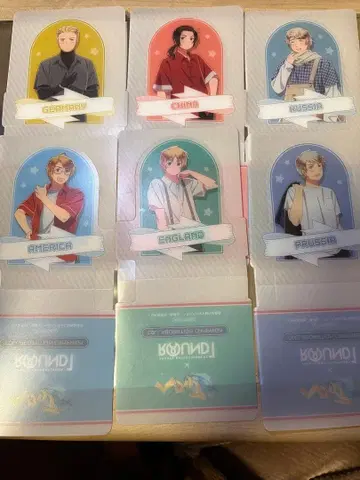 헤타리아 라운드 원 스탠딩 코스터 영국 프로이센 미국 외