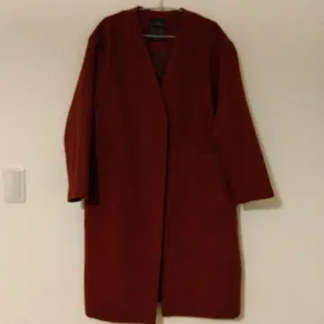 [ studioCLIP ] 노카라 벽돌색 코트