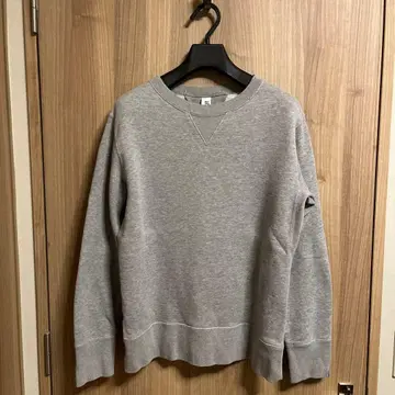 LOOPWHEELER BEAMS 그레이 크루넥 트레이닝복