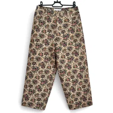 BEAMS BOY / 고블랑 테이퍼드 팬츠 빔즈 보이 꽃무늬