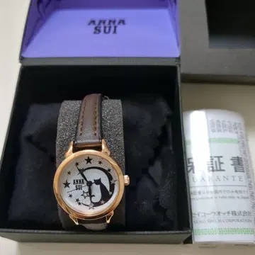 안나수이 ANNA SUI 시계 고양이 [새상품급] [거의 새상품]