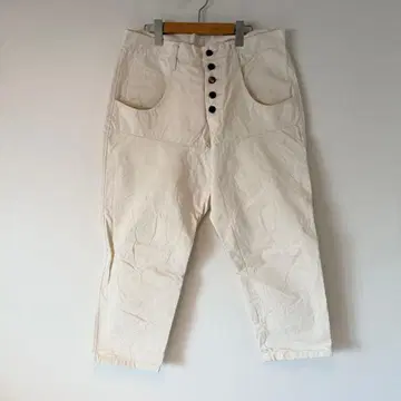 NEMETH 네메스 롤업 크롭 팬츠 화이트 M