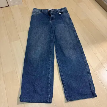 ZARA 인디고 와이드 레그 데님