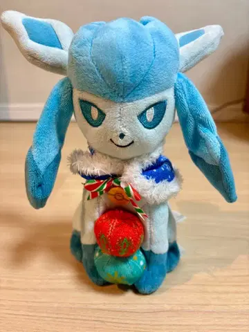 포켓몬 센터 한정판 글레이시아 봉제 인형 크리스마스