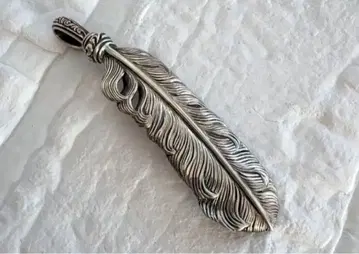 [새상품급] GALLION 오리지널 페더 목걸이 7cm