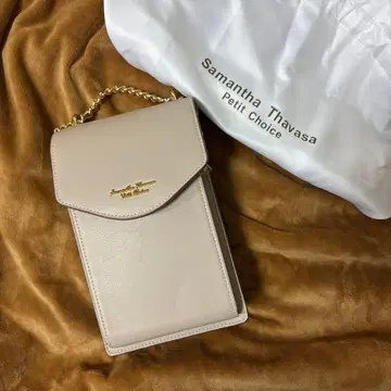 사만다 타바사 스마트폰 숄더 베이지