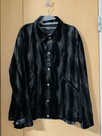 쉐이드 벨루어 셔츠 긴팔 남성용