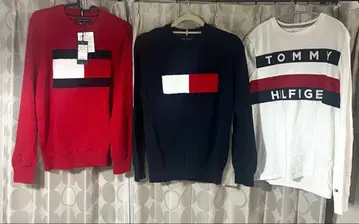 타미힐피거 스웨터 세트 롱T 덤