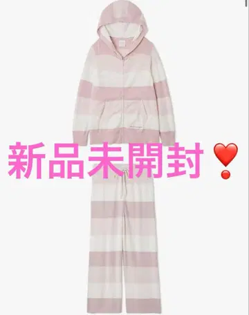 gelato pique 핑크 스트라이프 룸웨어 세트