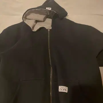 PRO CLUB 후드 부착 후드티 블랙