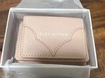 ALEXIA STAM 3단 폴더형 지갑 핑크