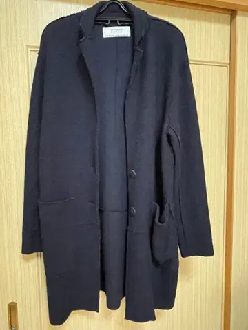 ZARA BASIC 네이비 롱 코트