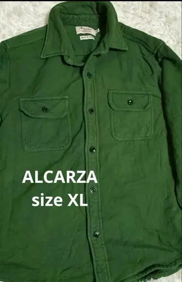 ALCARZA 아르카자 헤비 플란넬 셔츠 사이즈 XL