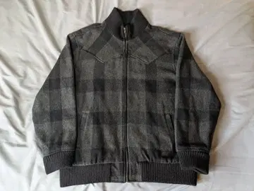 울리치 버팔로 체크 울 자켓
