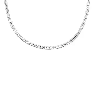SAAD 스네이크 플랫 실버 925 제작 체인 폭 2.0mm