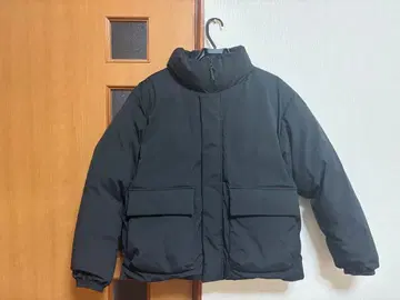 GU 다운 자켓 블랙 M