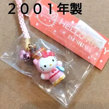 [ 초레어 ] 지역 한정 키티 스트랩 이세시마 한정 키티 레트로