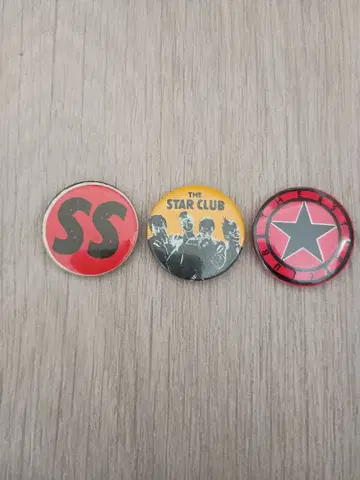 THE STAR CLUB 핀 배지 3개 세트