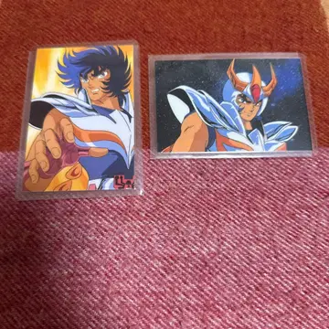 세인트 세이야 라미네이티드 카드 2장 세트