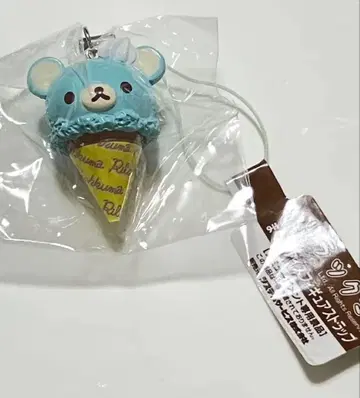 [ 미사용 새상품 ] 리락쿠마 아이스크림 콘 키링