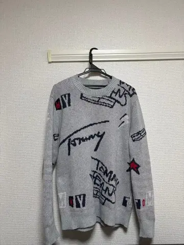 TOMMY JEANS 그레이 니트 L