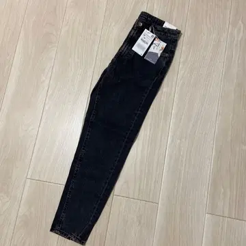 ZARA 맘 핏 데님 팬츠 블랙 34