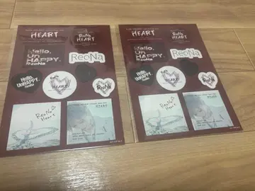 [ReoNa] 스티커 2개 세트 HEART 투어 (아이치 나고야 공연)