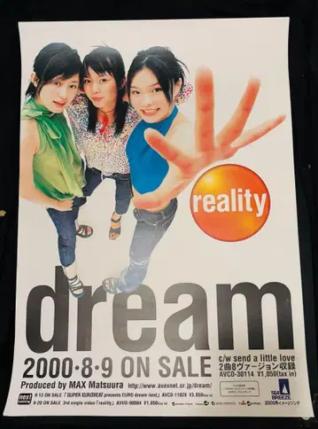 dream reality 포스터 2000년 8월 9일 발매 B2 사이즈