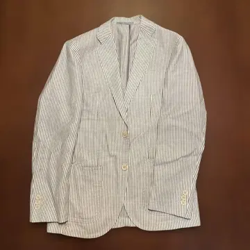 GREEN LABEL RELAXING 스트라이프 테일러드 자켓 M