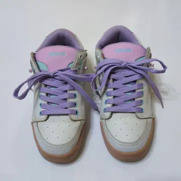 GRAVIS 스니커즈 화이트/퍼플/핑크 24cm