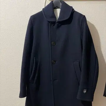 오르시발 네이비 울 코트