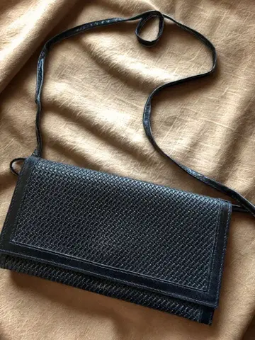 [ 새상품급 ] 블랙 뜨개질 숄더백