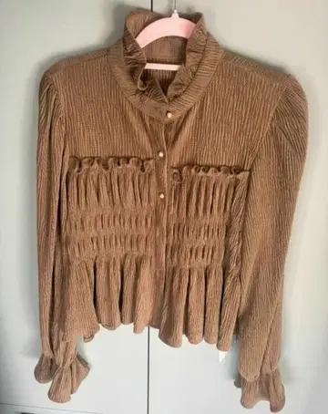 코듀로이 프린세스풍 셔츠입니다