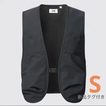 [새상품] UNIQLO U 유틸리티 베스트 S 블랙 유니클로 U