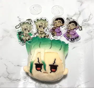 Dr.STONE 이시가미 센쿠 아사기리 겐 아크릴 스탠드 페이스 키링