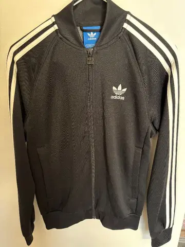 adidas 블랙 트랙 자켓