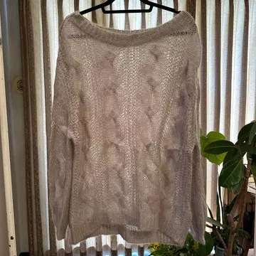 NOBLE 라이트 그레이 니트