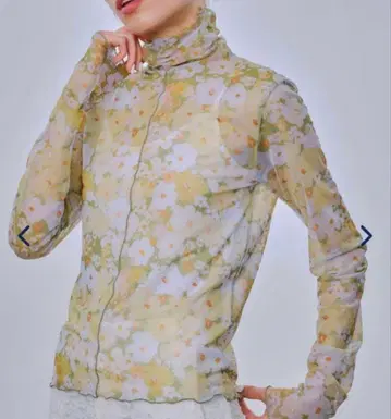 POPPY 마가렛 시스루 상의 아사기니뇨