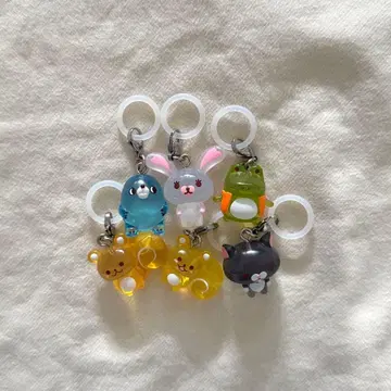 토끼 모피 메지루시 액세서리 낱개 판매 불가